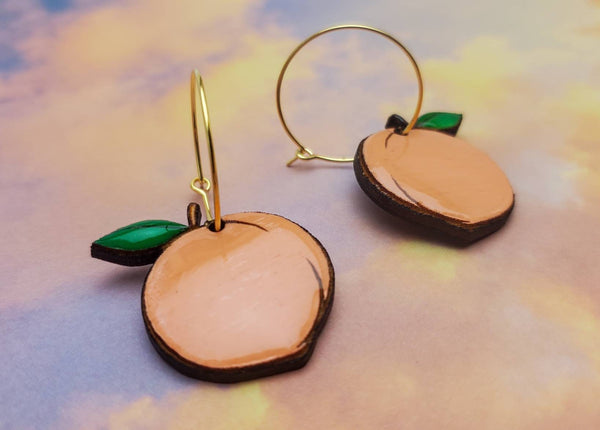 Handpainted Watercolor Clipon earring converter – The Playful Peach